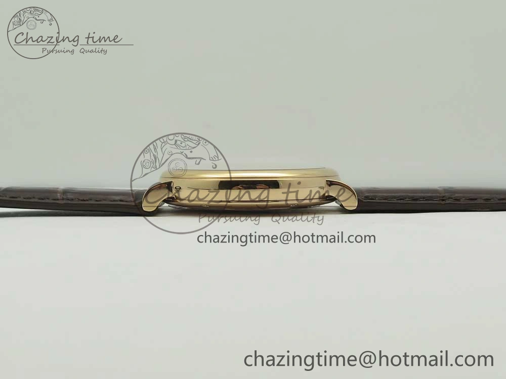 Portofino Automatic RG FKF 1:1 Best Edition White Dial on Brown Leather Strap A2892