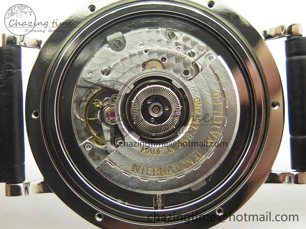 Portofino Automatic SS AF 1:1 Best Edition White Dial on Black Croco Leather Strap A2892