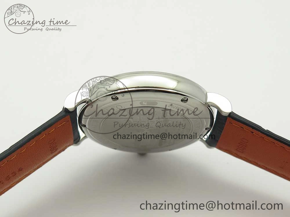 Portofino Automatic SS FKF 1:1 Best Edition Blue Dial on Blue Leather Strap A2892