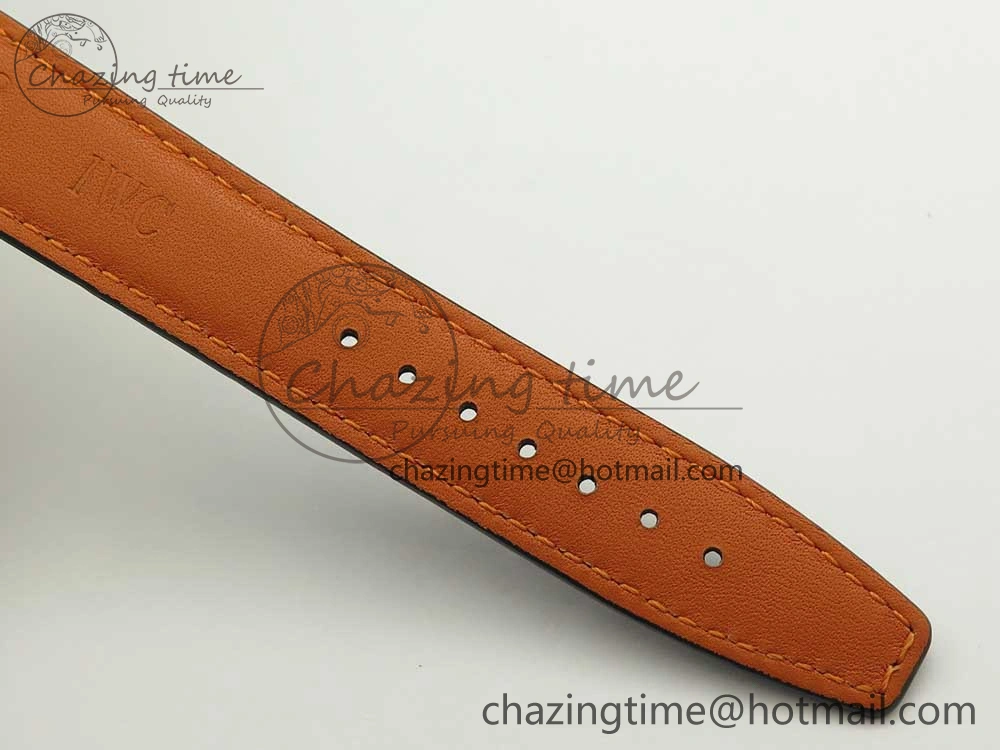 Portofino Automatic SS FKF 1:1 Best Edition Blue Dial on Blue Leather Strap A2892