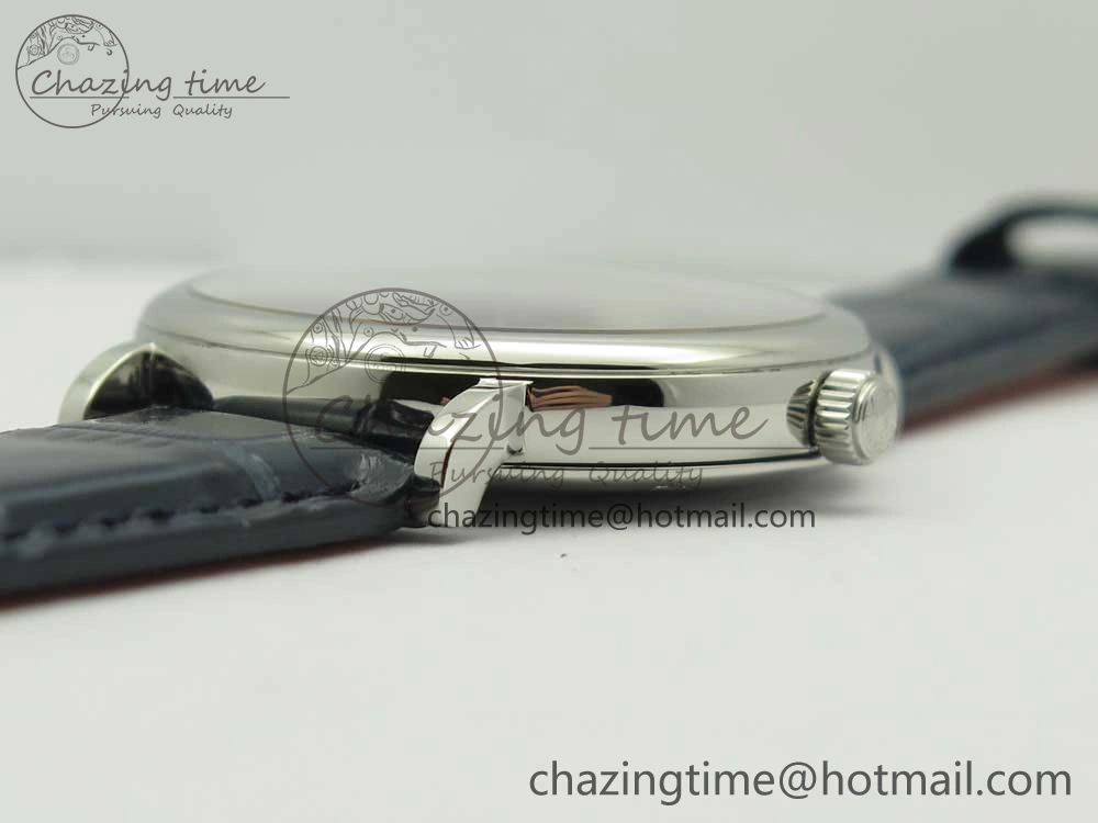 Portofino Automatic SS FKF 1:1 Best Edition Blue Dial on Blue Leather Strap A2892