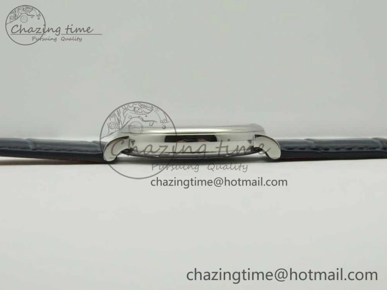 Portofino Automatic SS FKF 1:1 Best Edition Blue Dial on Blue Leather Strap A2892