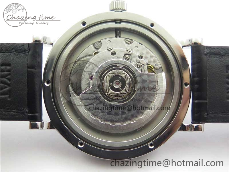 Portofino Automatic SS IW356523 FKF 1:1 Best Edition Blue Dial on Black Croco Strap A2892