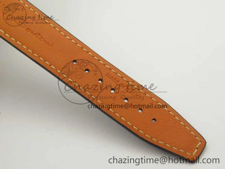 Portofino Automatic SS MKF 1:1 Best Edition Blue Dial On Blue Leather Strap MIYOTA 9015 V5