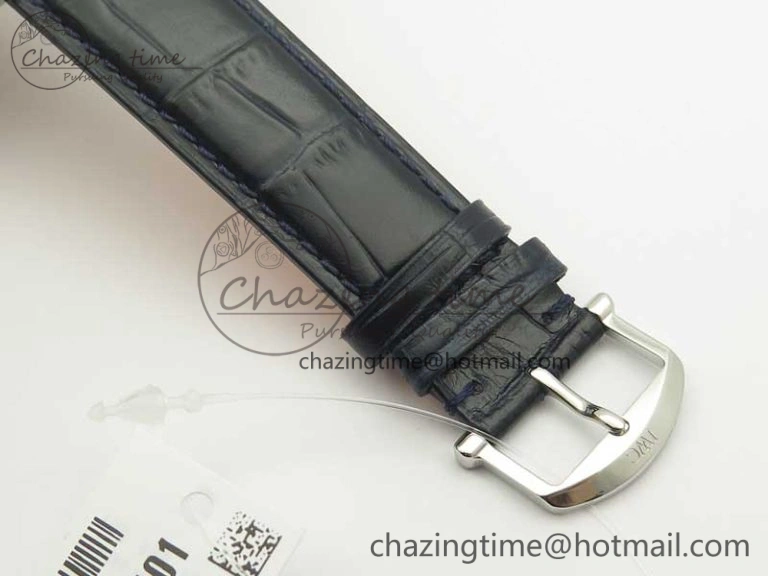 Portofino Automatic SS MKF 1:1 Best Edition Blue Dial On Blue Leather Strap MIYOTA 9015 V5