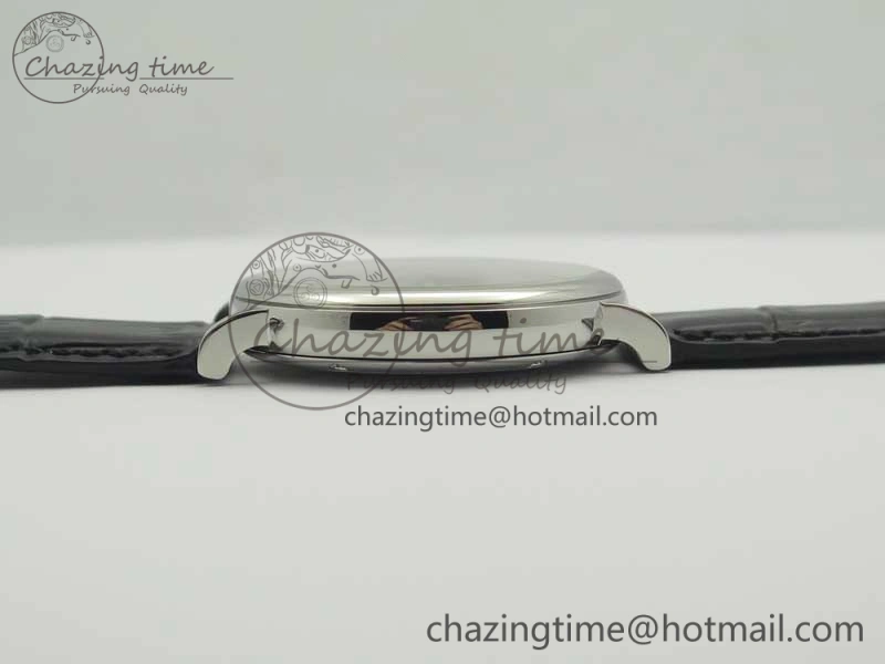 Portofino Automatic SS MKF 1:1 Best Edition White Dial On Black Leather Strap MIYOTA 9015 V5