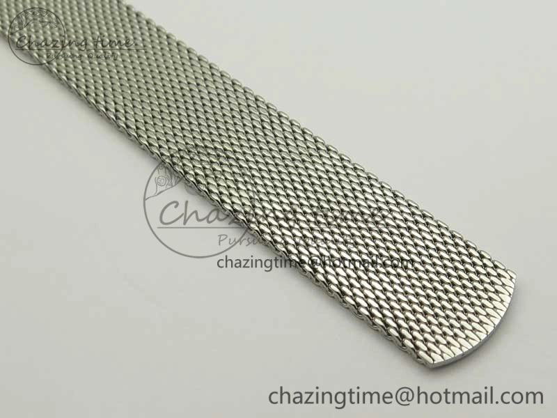 Portofino Automatic SS MKF 1:1 Best Edition White Dial On SS Mesh Bracelet A2892 V4