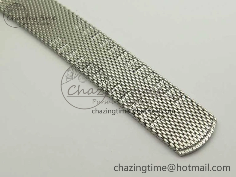Portofino Automatic SS MKF 1:1 Best Edition White Dial On SS Mesh Bracelet A2892 V4