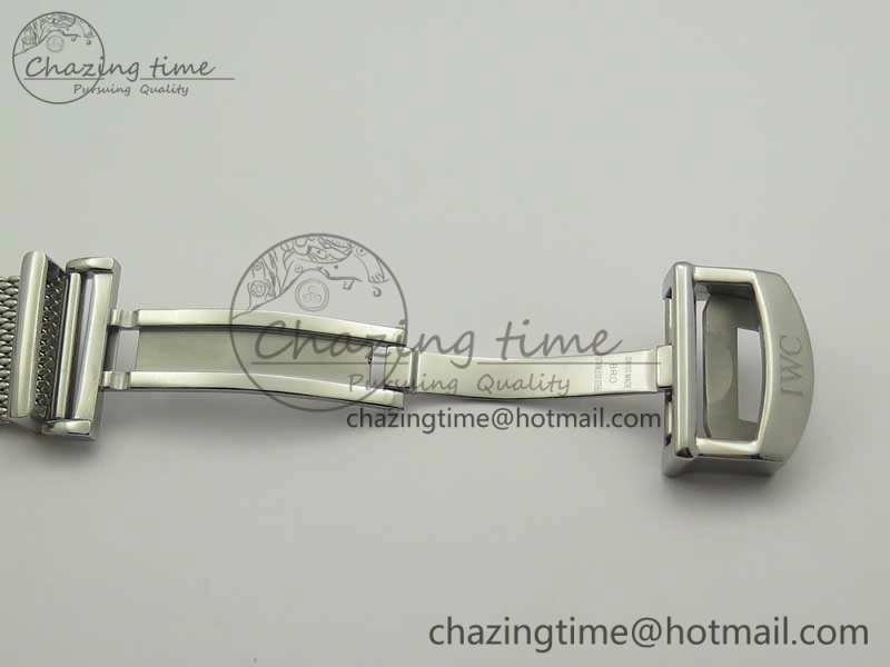 Portofino Automatic SS MKF 1:1 Best Edition White Dial On SS Mesh Bracelet A2892 V4