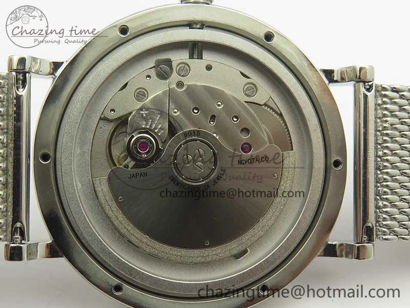 Portofino Automatic SS MKF 1:1 Best Edition White Dial On SS Mesh Bracelet A2892 V4