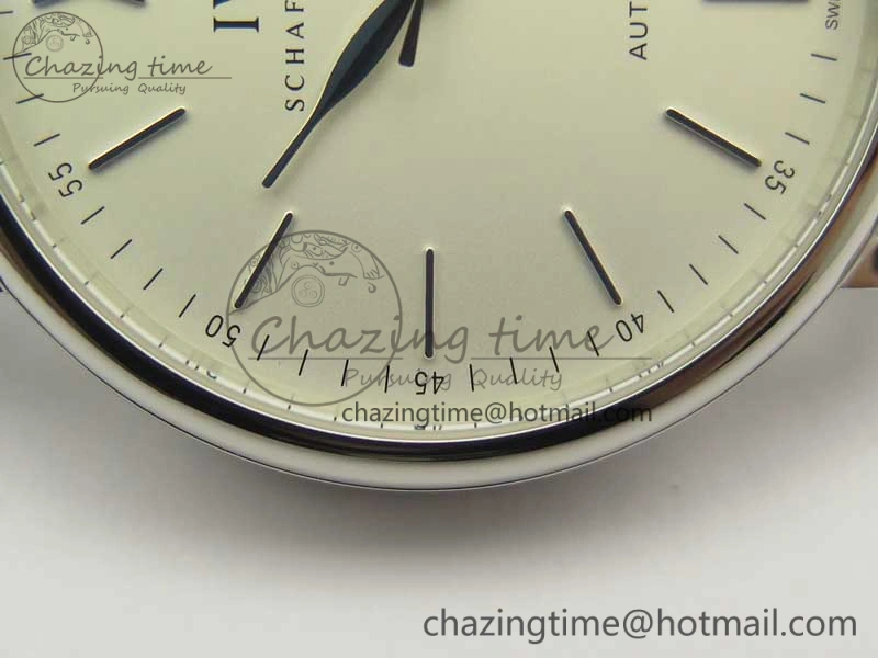 Portofino Automatic SS MKF 1:1 Best Edition White Dial On SS Mesh Bracelet A2892 V4