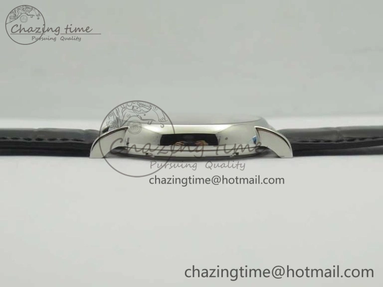 Portofino Automatic SS TWF 1:1 Best Edition Blue Dial on Black Leather Strap A2892