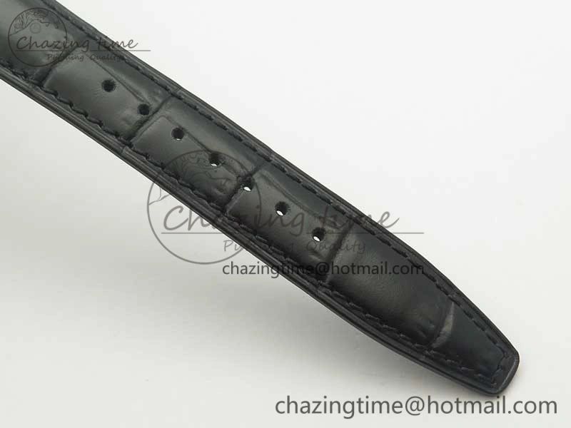 Portofino Automatic SS TWF 1:1 Best Edition Blue Dial on Black Leather Strap A2892