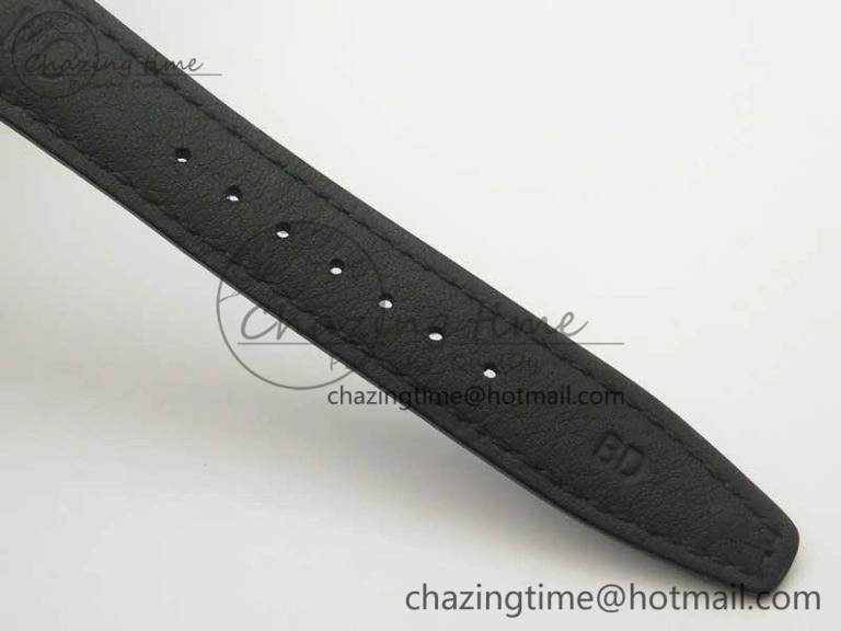 Portofino Automatic SS TWF 1:1 Best Edition Blue Dial on Black Leather Strap A2892