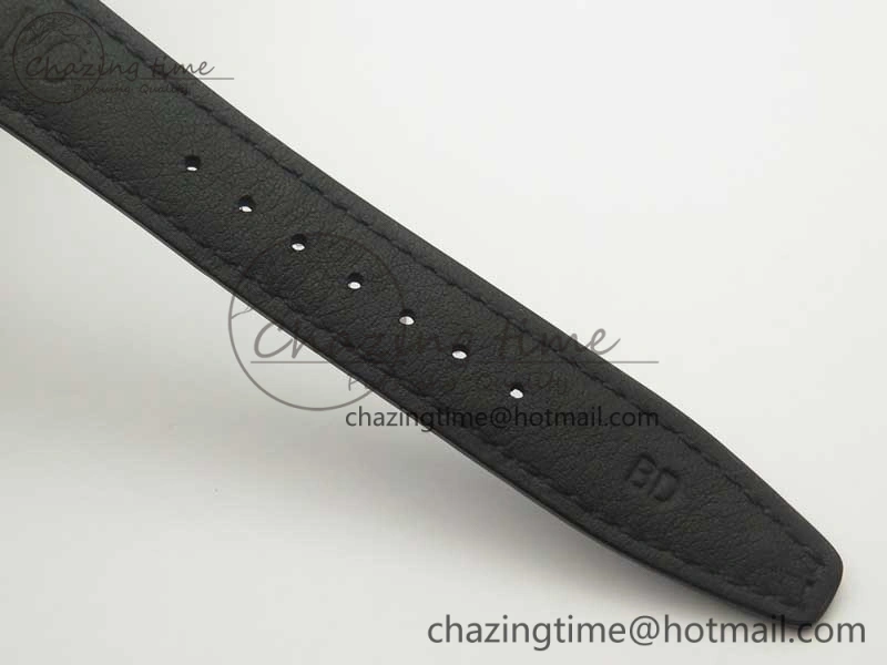 Portofino Automatic SS TWF 1:1 Best Edition Blue Dial on Black Leather Strap A2892