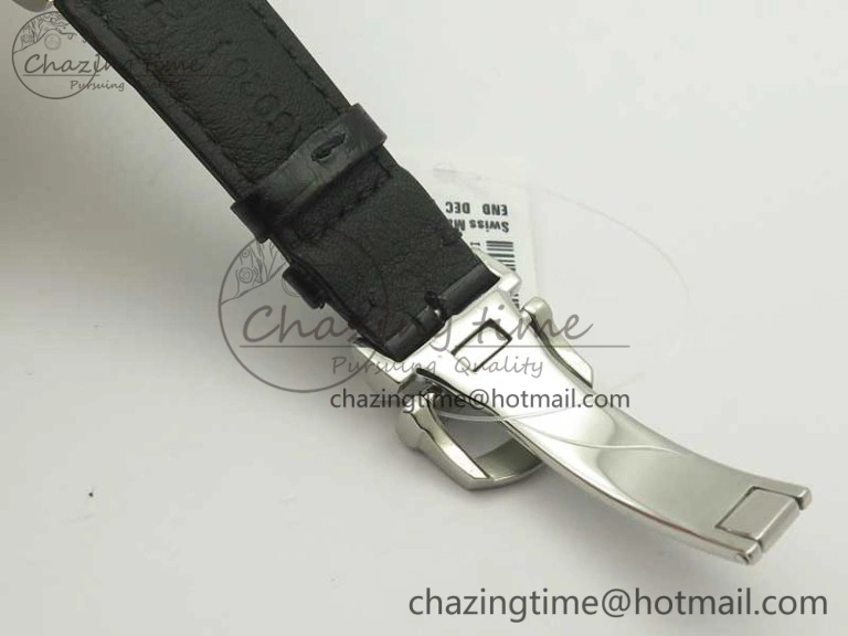 Portofino Automatic SS TWF 1:1 Best Edition Blue Dial on Black Leather Strap A2892