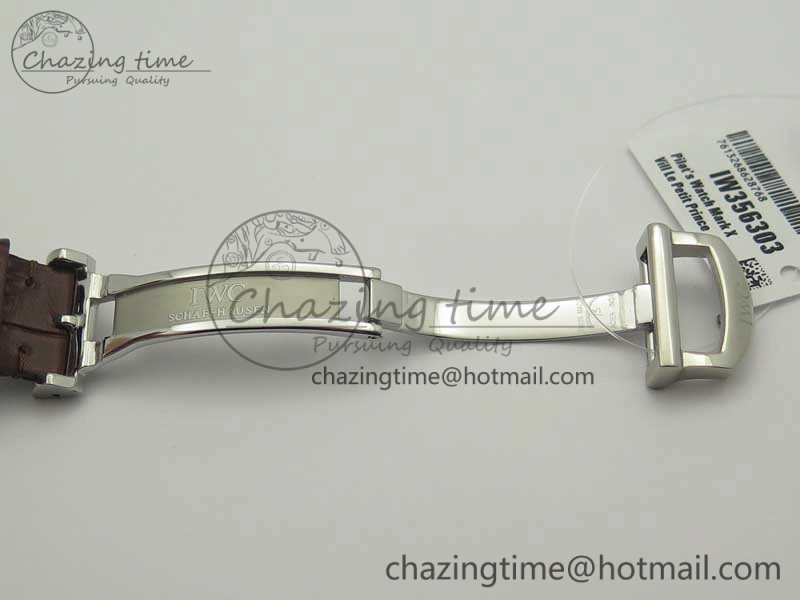 Portofino Automatic SS TWF 1:1 Best Edition Silver Dial Gold Markers on Brown Leather Strap A2892