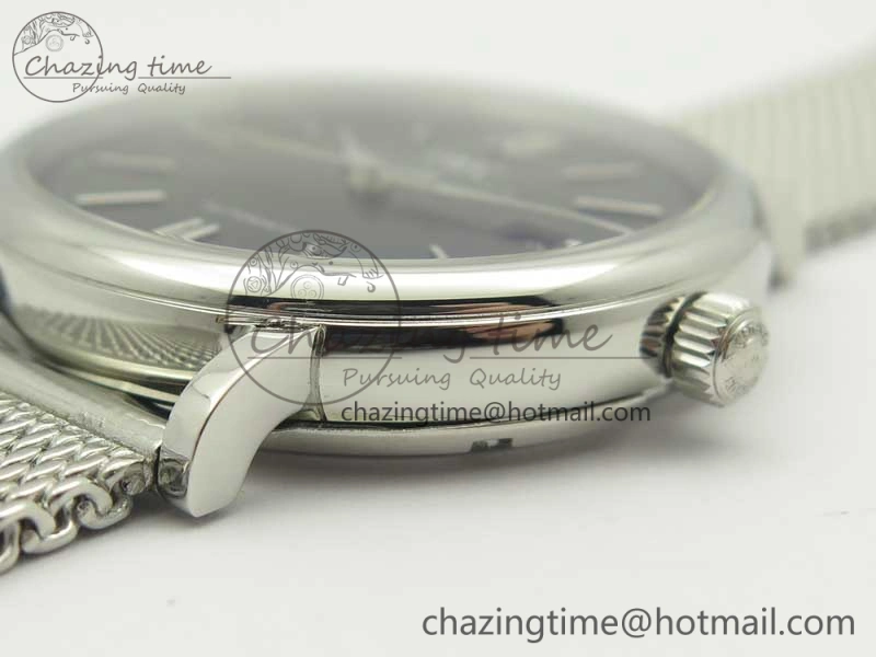 Portofino IW356501 SS V3 MK 1:1 Best Edition Black Dial On SS Mesh Bracelet MIYOTA 9015
