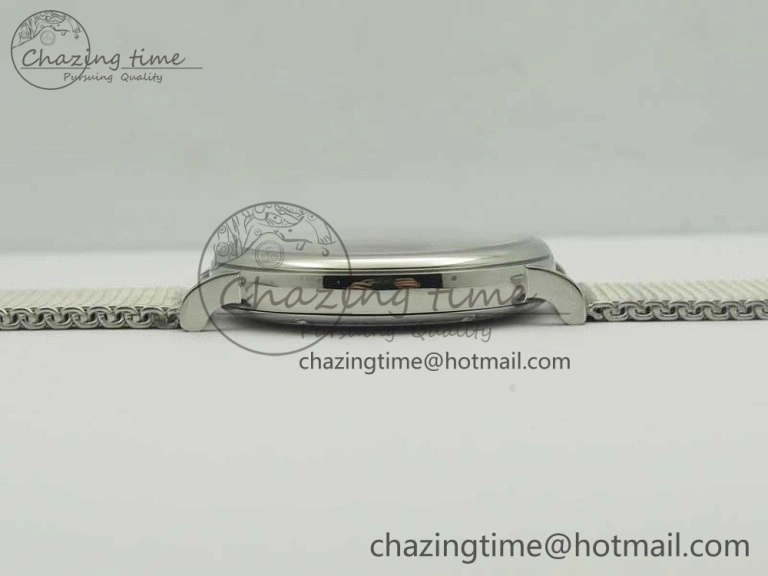 Portofino IW356501 SS V3 MK 1:1 Best Edition Blue Dial On SS Mesh Bracelet MIYOTA 9015