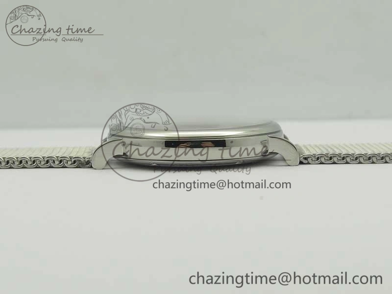 Portofino IW356501 SS V3 MK 1:1 Best Edition Blue Dial On SS Mesh Bracelet MIYOTA 9015