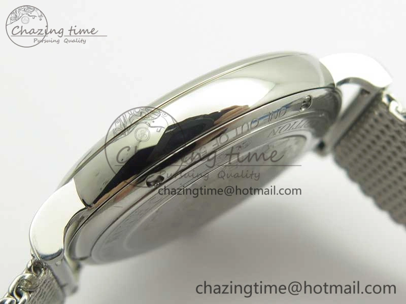 Portofino IW356501 SS V3 MK 1:1 Best Edition Blue Dial On SS Mesh Bracelet MIYOTA 9015
