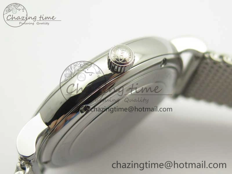 Portofino IW356501 SS V3 MK 1:1 Best Edition White Dial Gold Markers On SS Mesh Bracelet MIYOTA 9015