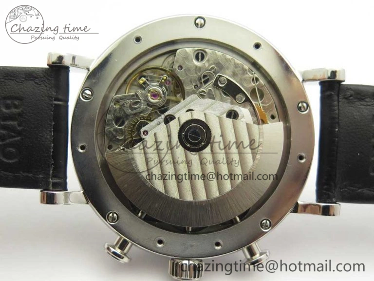 Portofino IW391001 SS ZK 1:1 Best Edition White Dial Silver Markers on Black Leather Strap A7750