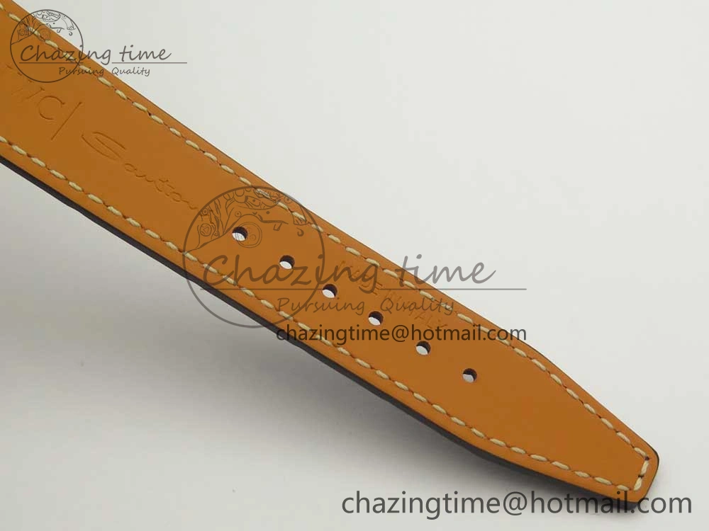 Portofino IW458101 Diamond Bezel SS MK 1:1 Best Edition Blue Dial On Blue Leather Strap MIYOTA 9015