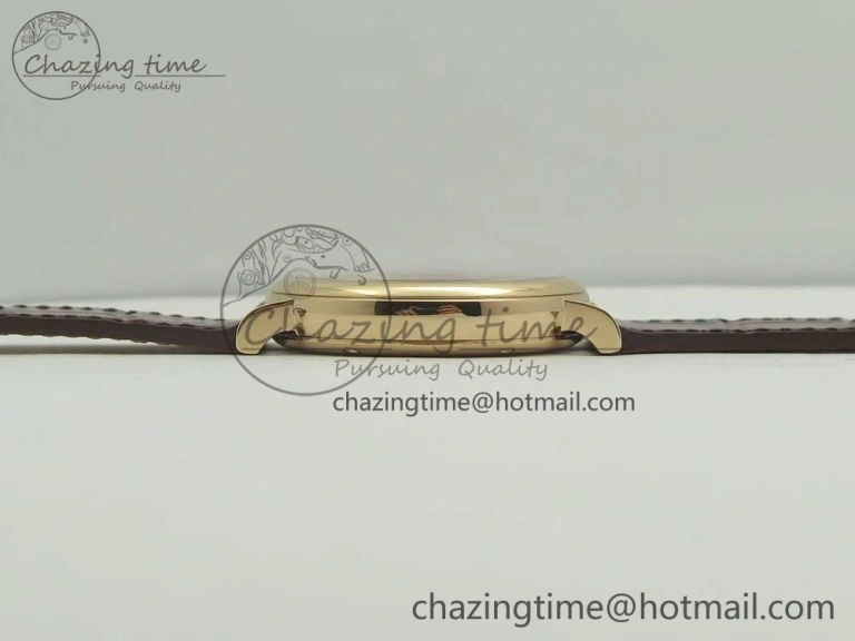 Portofino IW458101 RG MK 1:1 Best Edition Gray Dial On Brown Leather Strap MIYOTA 9015