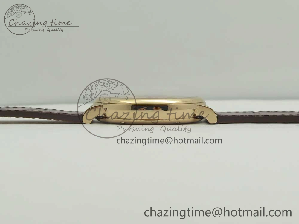 Portofino IW458101 RG MK 1:1 Best Edition Gray Dial On Brown Leather Strap MIYOTA 9015