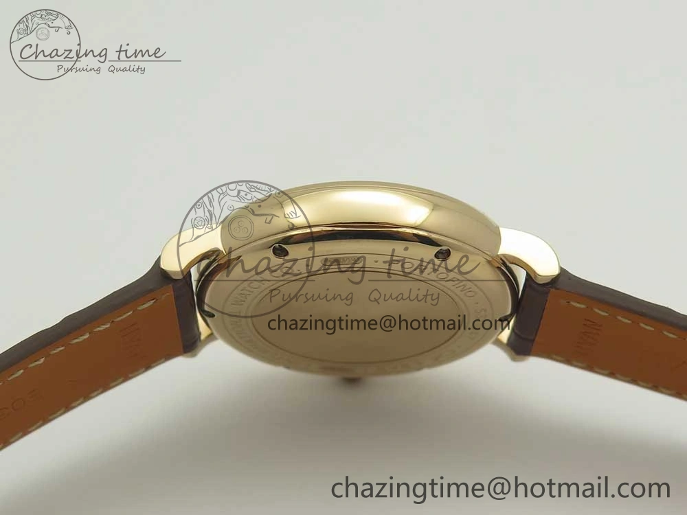 Portofino IW458101 RG MK 1:1 Best Edition Gray Dial On Brown Leather Strap MIYOTA 9015