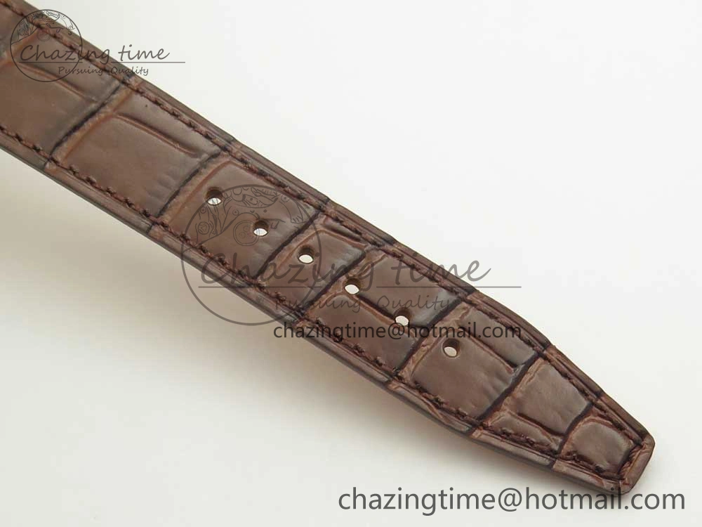 Portofino IW458101 RG MK 1:1 Best Edition Gray Dial On Brown Leather Strap MIYOTA 9015