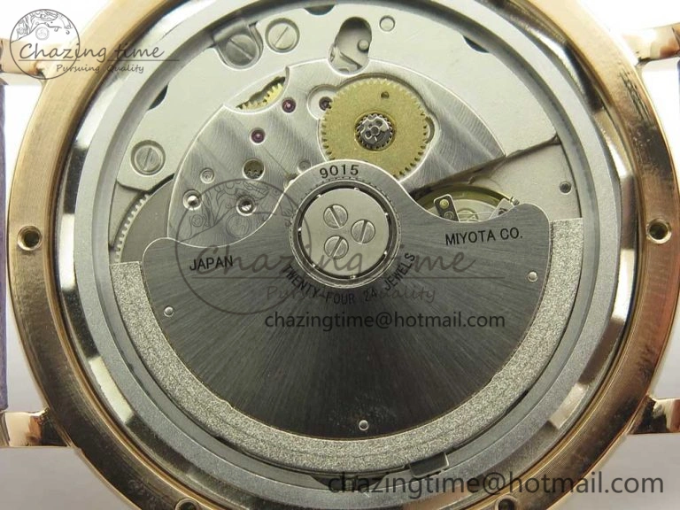Portofino IW458101 RG MK 1:1 Best Edition Gray Dial On Brown Leather Strap MIYOTA 9015