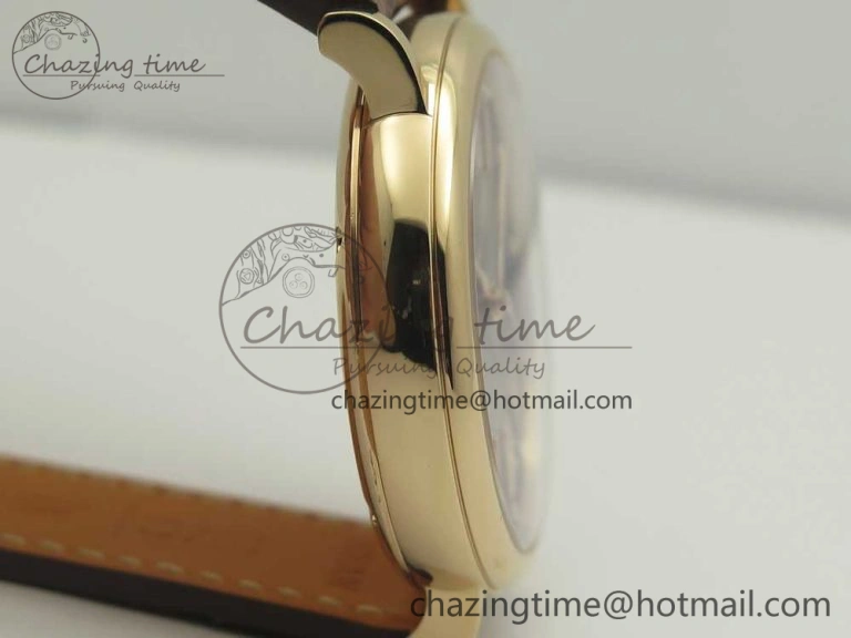 Portofino IW458101 RG MK 1:1 Best Edition Gray Dial On Brown Leather Strap MIYOTA 9015