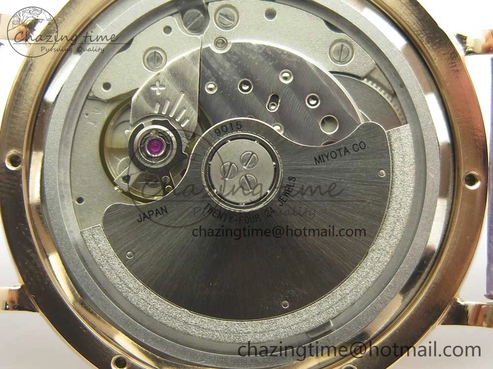 Portofino IW458101 RG MK 1:1 Best Edition Gray Dial On Brown Leather Strap MIYOTA 9015