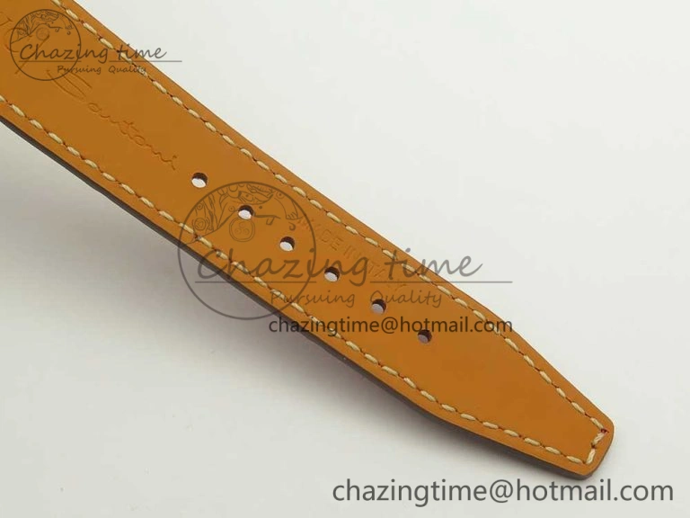 Portofino IW458101 RG MK 1:1 Best Edition Silver Dial On Red Leather Strap MIYOTA 9015