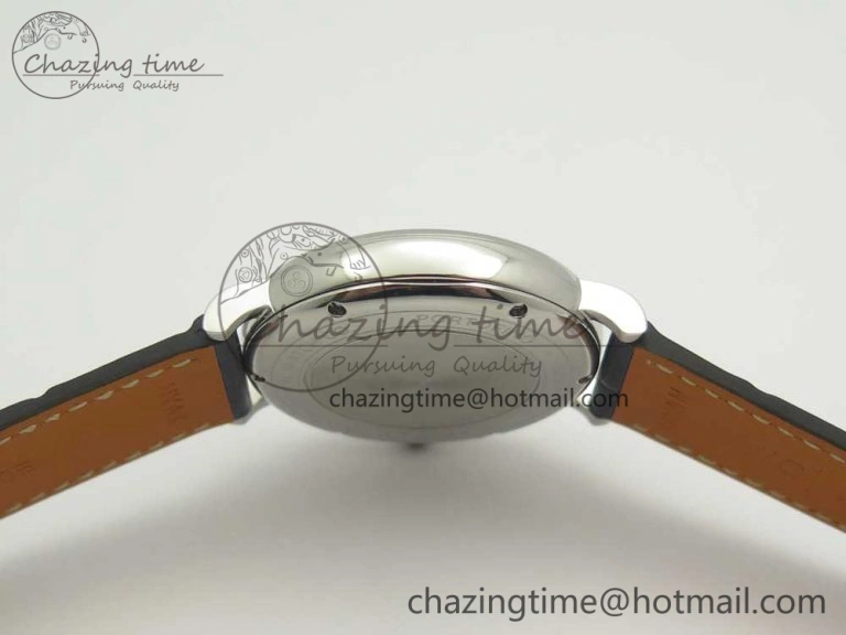 Portofino IW458101 SS MK 1:1 Best Edition Blue Dial On Blue Leather Strap MIYOTA 9015