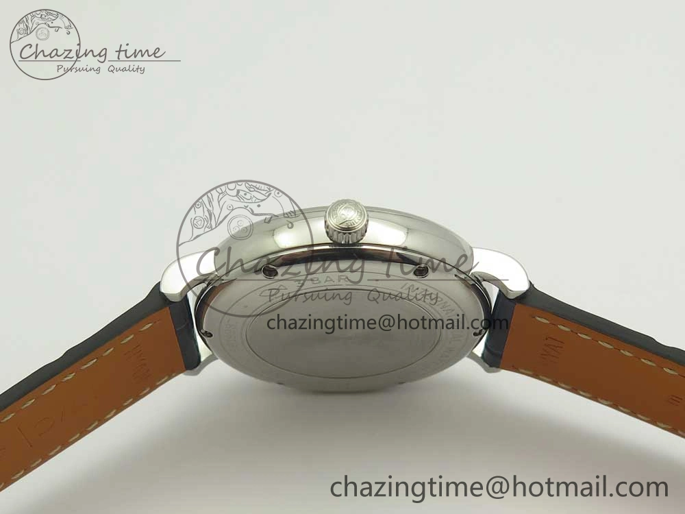 Portofino IW458101 SS MK 1:1 Best Edition Blue Dial On Blue Leather Strap MIYOTA 9015