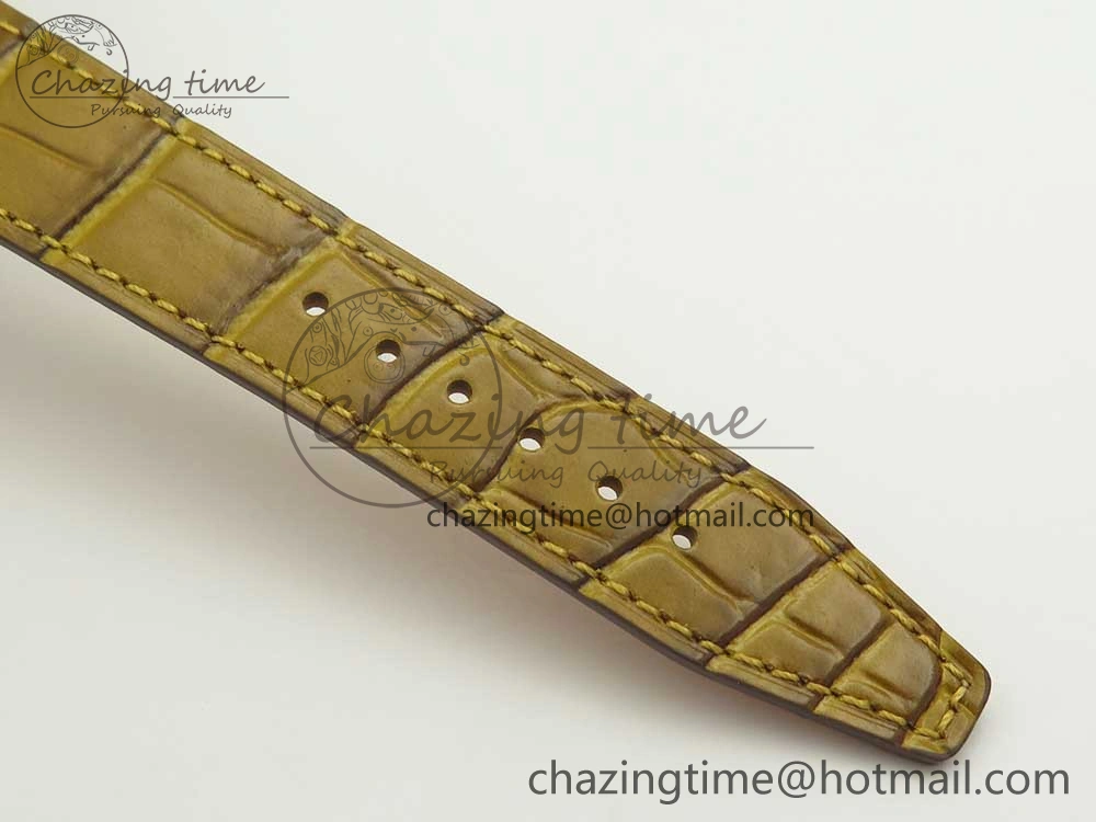 Portofino IW458101 SS MK 1:1 Best Edition Silver Dial On Brown Leather Strap MIYOTA 9015