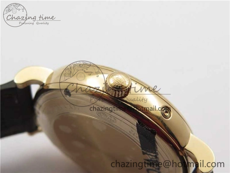 Portofino IW459402 RG MKS 1:1 Best Edition White Dial on Brown Leather Strap Miyota 9015
