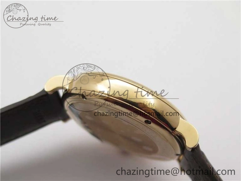 Portofino IW459402 RG MKS 1:1 Best Edition White Dial on Brown Leather Strap Miyota 9015