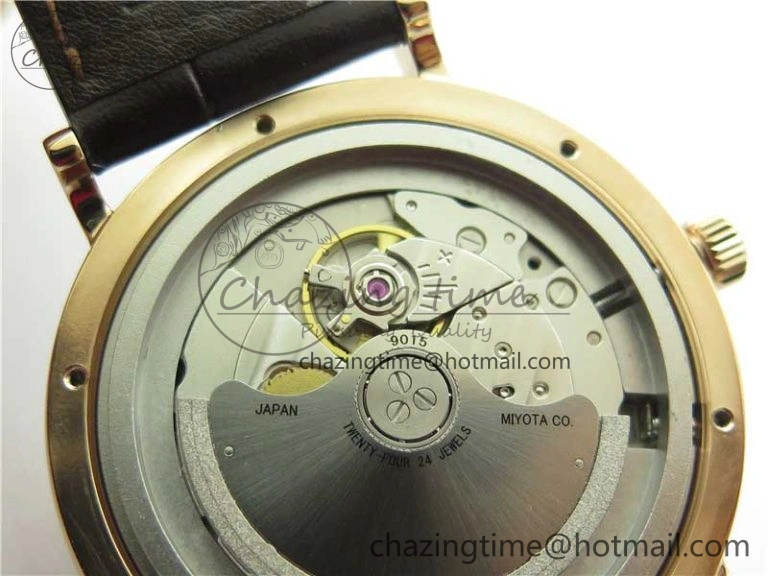 Portofino IW459402 RG MKS 1:1 Best Edition White Dial on Brown Leather Strap Miyota 9015