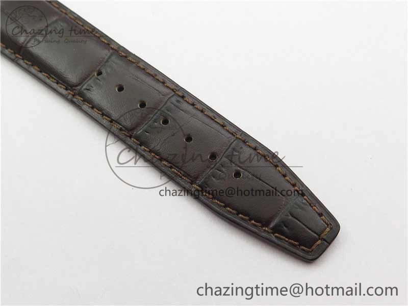 Portofino IW459402 RG MKS 1:1 Best Edition White Dial on Brown Leather Strap Miyota 9015
