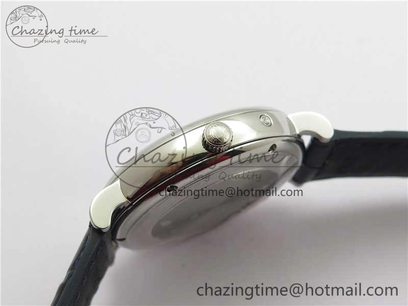 Portofino IW459402 SS MKS 1:1 Best Edition Blue Dial on Blue Leather Strap Miyota 9015