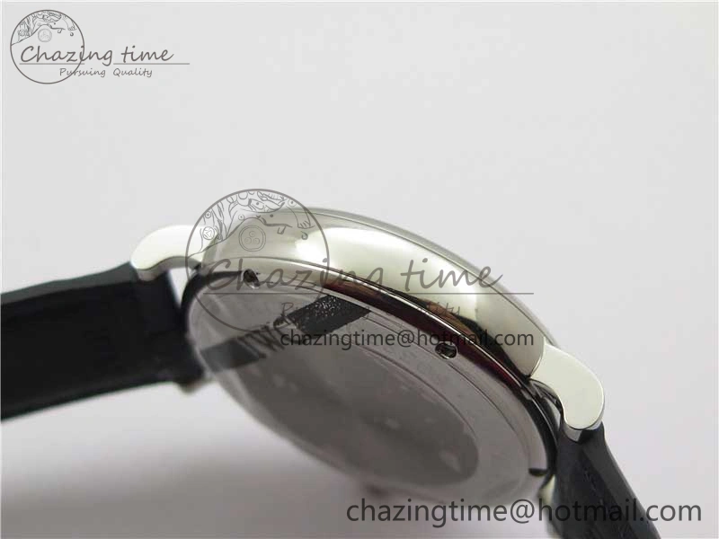 Portofino IW459402 SS MKS 1:1 Best Edition Blue Dial on Blue Leather Strap Miyota 9015