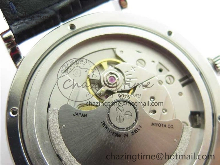 Portofino IW459402 SS MKS 1:1 Best Edition Blue Dial on Blue Leather Strap Miyota 9015