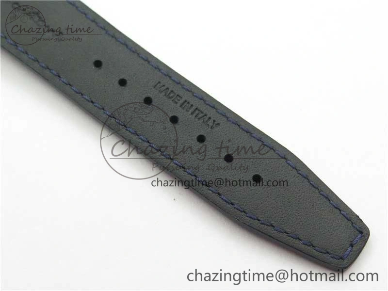 Portofino IW459402 SS MKS 1:1 Best Edition Blue Dial on Blue Leather Strap Miyota 9015
