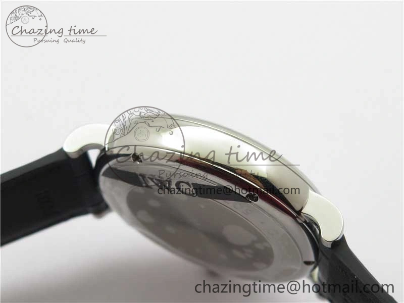Portofino IW459402 SS MKS 1:1 Best Edition White Dial on Black Leather Strap Miyota 9015