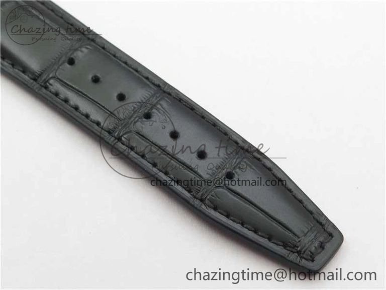 Portofino IW459402 SS MKS 1:1 Best Edition White Dial on Black Leather Strap Miyota 9015