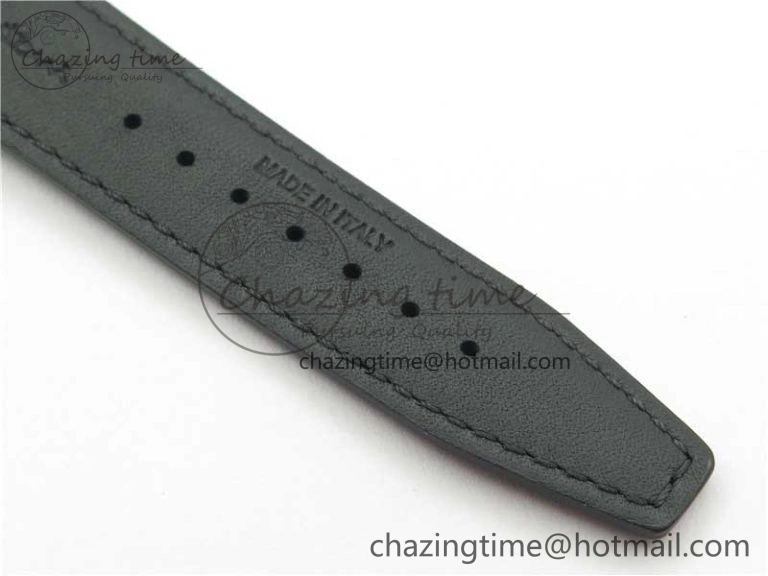 Portofino IW459402 SS MKS 1:1 Best Edition White Dial on Black Leather Strap Miyota 9015